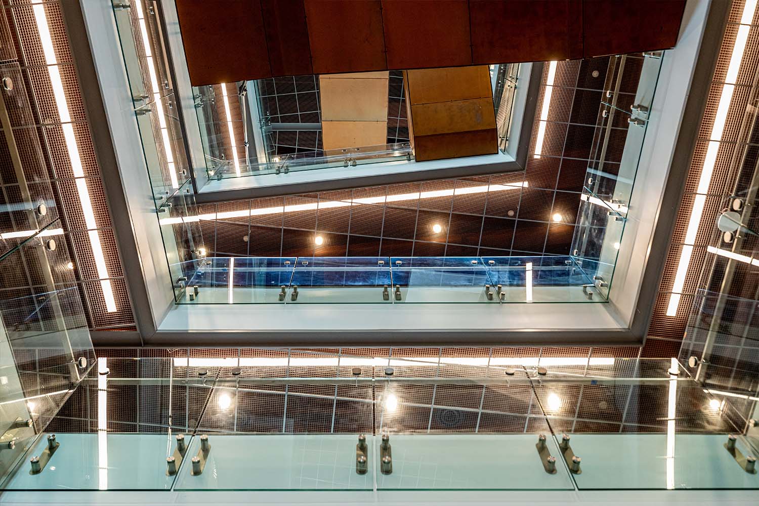 Atrium of the Zeanah Engineering Complex